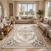 Turkish VELOURA Rug A451A Sky BEIGE Size 50*80