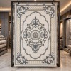 Turkish VELOURA Rug A451A Sky BLUE Size 300*400