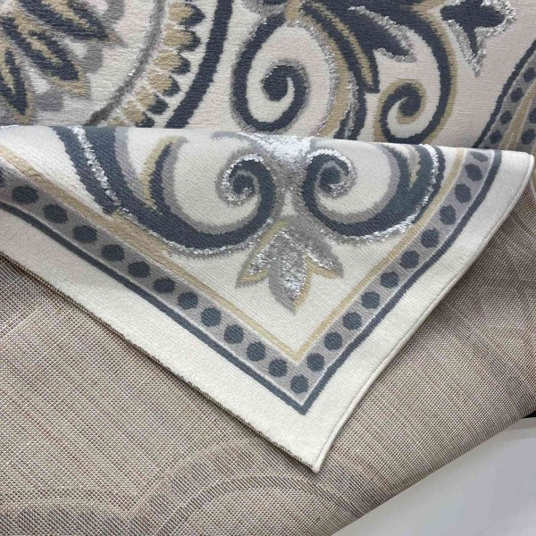 Turkish VELOURA Rug A451A Sky BLUE Size 300*400