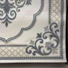 Turkish VELOURA Rug A451A Sky BLUE Size 300*400