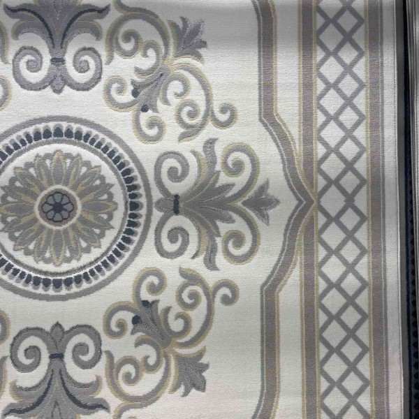 Turkish VELOURA Rug A451A Sky GRAY Size 50*80