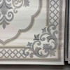 Turkish VELOURA Rug A451A Sky GRAY Size 50*80