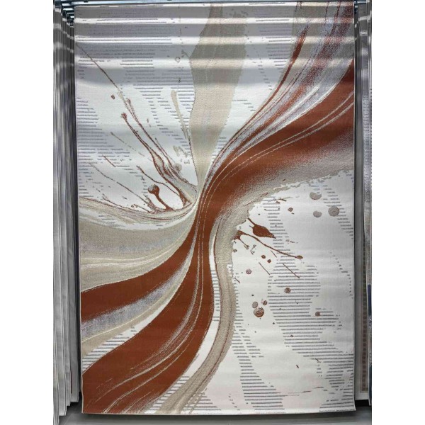 Turkish VELOURA Rug A451A Sky TILE Size 150*220