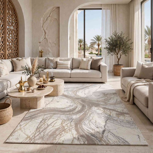 سجاد تركي فيلورا A453A بيج مقاس 50*80