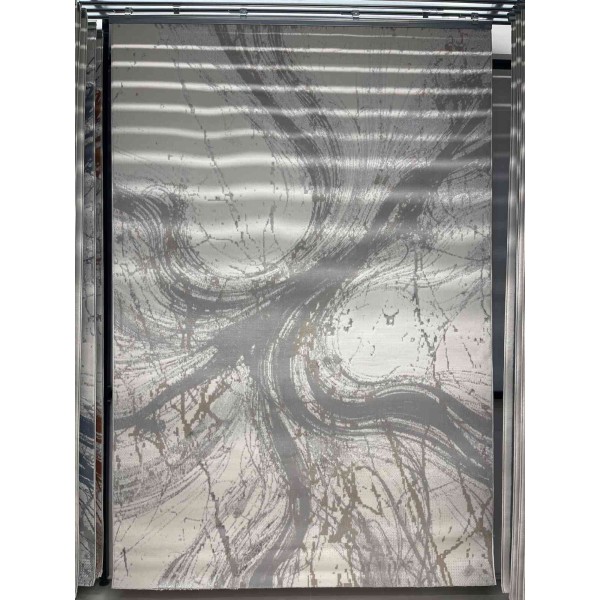 Turkish VELOURA Rug A453A Sky GRAY Size 50*80