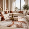 Turkish VELOURA Rug A453A Sky TILE Size 50*80