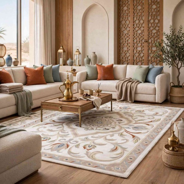 سجاد تركي فيلورا A456A بيج مقاس 100*300
