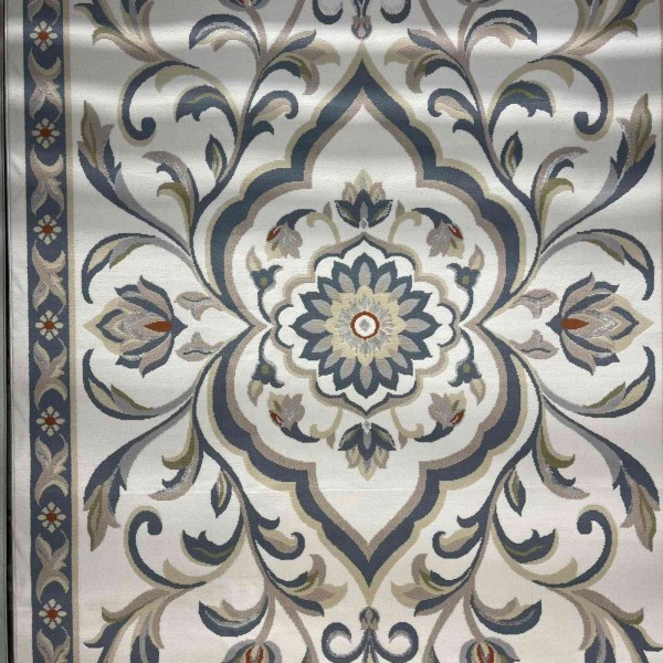 Turkish VELOURA Rug A456A Sky BLUE Size 300*400