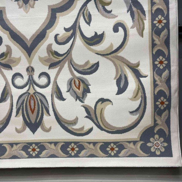 Turkish VELOURA Rug A456A Sky BLUE Size 300*400
