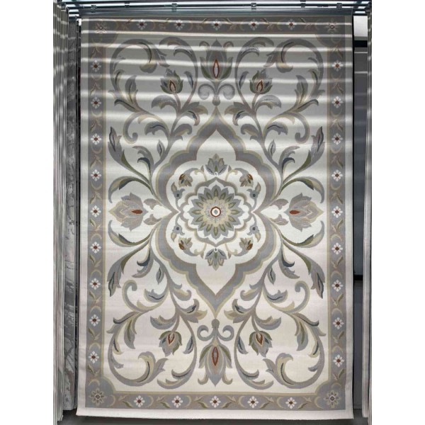 سجاد تركي فيلورا A456A رصاصي مقاس 300*400