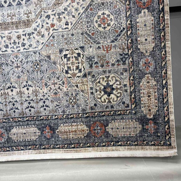سجاد فيرونا بوهيمي تركي KO61A بيج مولتي اكوا مقاس 100*200