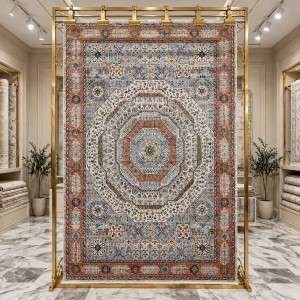 سجاد فيرونا بوهيمي تركي KO61A بيج برتقالي مقاس 150*220
