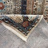 سجاد فيرونا بوهيمي تركي KO61A كريم سماوي غامق مقاس 100*300