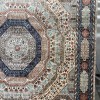 سجاد فيرونا بوهيمي تركي KO61A كريم سماوي غامق مقاس 100*300