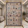 Turkish VERONA Bohemian Rug KP79A CREAM TURQUOIS Size 80*150