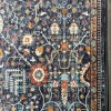 سجاد فيرونا بوهيمي تركي KP79A سماوي غامق زهري مقاس 300*400
