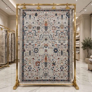 سجاد فيرونا بوهيمي تركي KP79A رصاصي فاتح مولتي اكوا مقاس 150*220