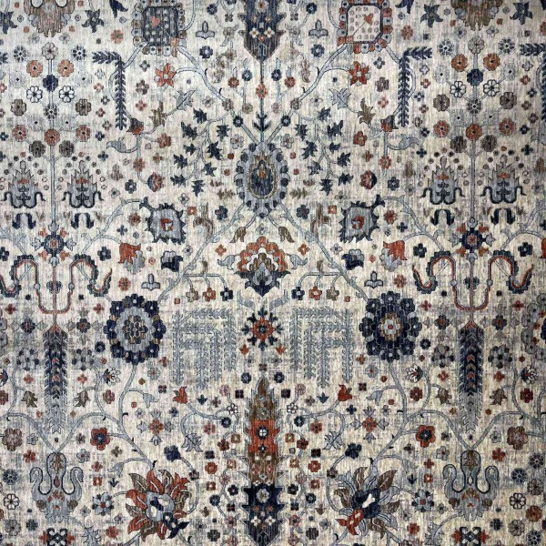 Turkish VERONA Bohemian Rug KP79A beige multi aqua Size 300*400