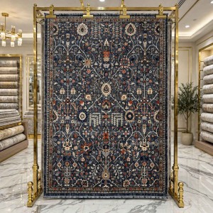 Turkish VERONA Bohemian Rug KP79A multi aqua rose Size 250*350