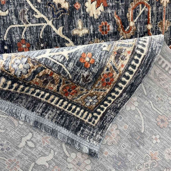 Turkish VERONA Bohemian Rug KP79A multi aqua rose Size 100*200