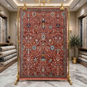 Turkish VERONA Bohemian Rug KP79A RED TURQUOIS Size 80*150