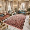 Turkish VERONA Bohemian Rug KP79A RED TURQUOIS Size 100*200
