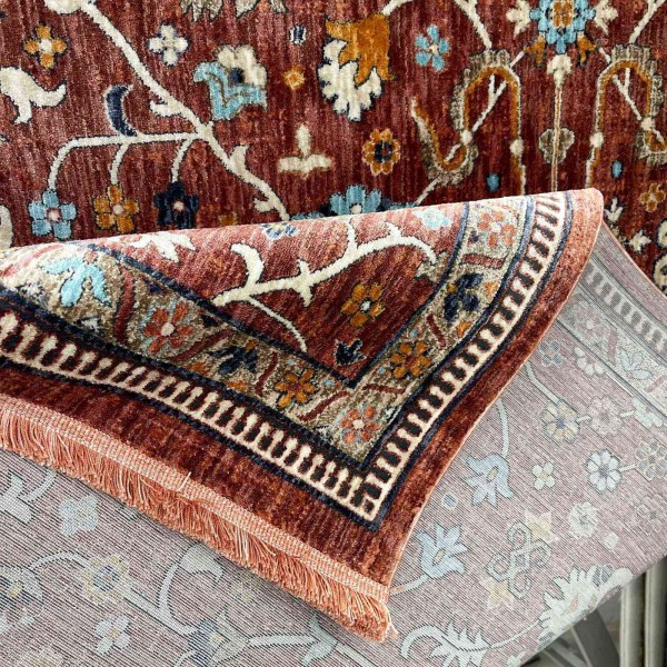Turkish VERONA Bohemian Rug KP79A RED TURQUOIS Size 100*200