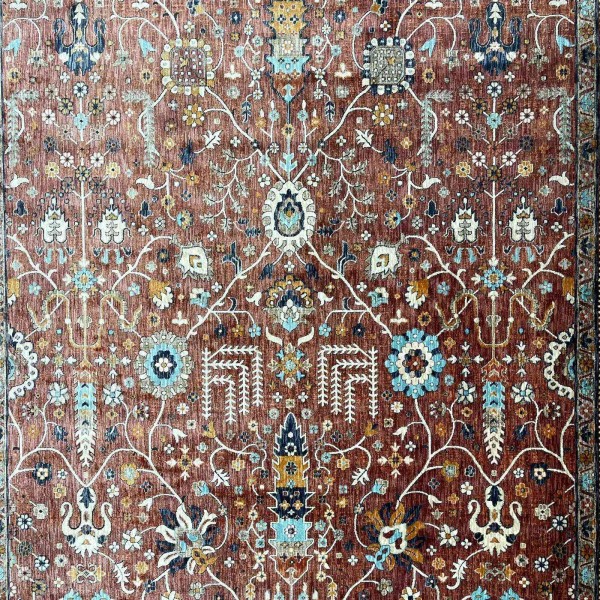 Turkish VERONA Bohemian Rug KP79A RED TURQUOIS Size 100*200