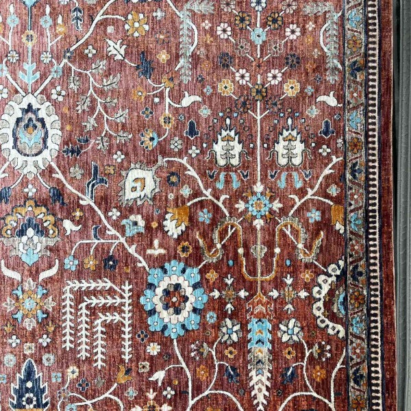 Turkish VERONA Bohemian Rug KP79A RED TURQUOIS Size 100*200
