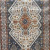 Turkish VERONA Bohemian Rug KO82A BEIGE MULTI AQUA Size 100*200