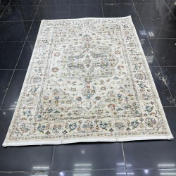 Bohemian Max Turkish carpet B017B beige white color size 200*300