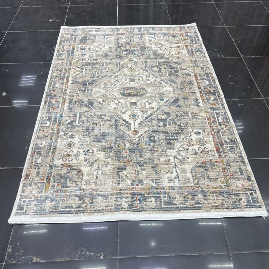 Bohemian Max Turkish Carpet B011B Gray Color Size 200*300