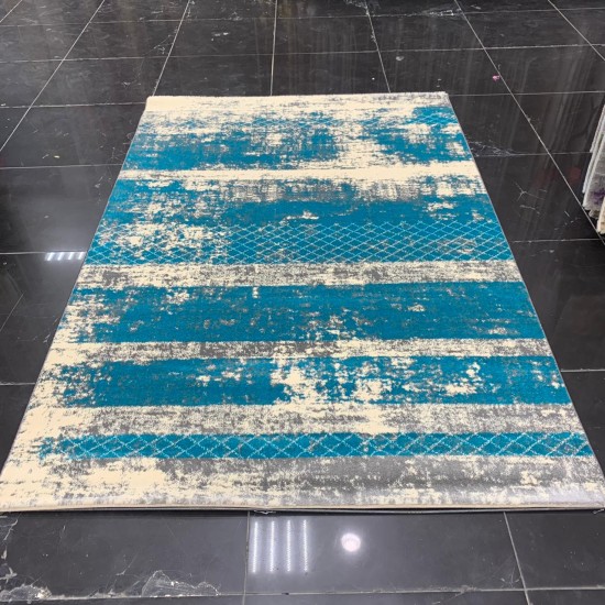 Egyptian carpets meters 614 cyan