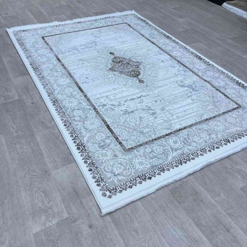 Turkish carpet Motto 049770 brown first grade size 150*220