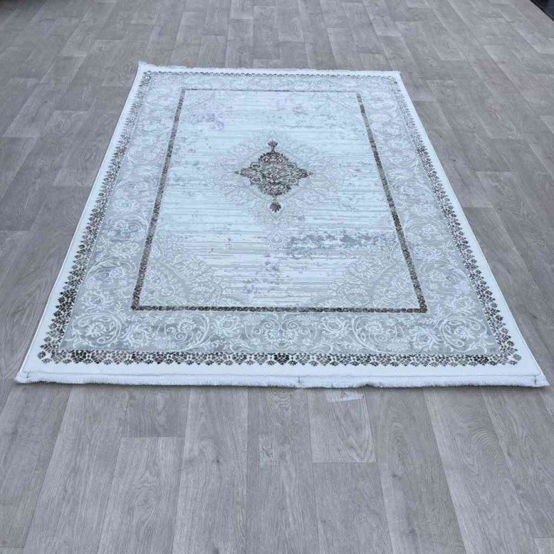 Turkish carpet Motto 049770 brown first grade size 150*220