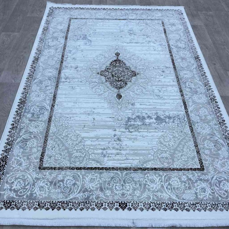 Turkish carpet Motto 049770 brown first grade size 150*220