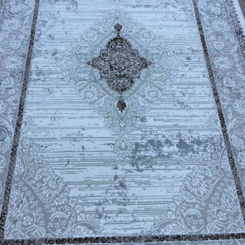Turkish carpet Motto 049770 brown first grade size 150*220