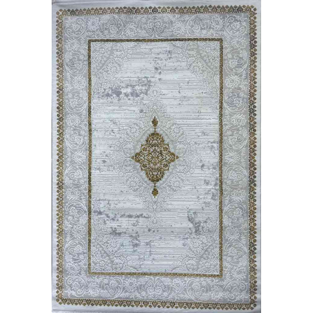 سجاد تركي موطو 051940 ذهبي درجة اولا  مقاس 150*220