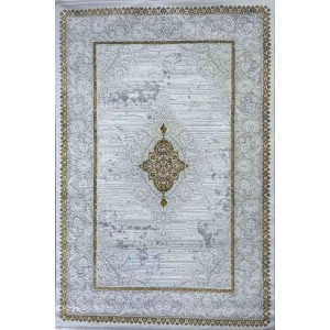 سجاد تركي موطو 049770 ذهبي درجة اولا  مقاس 150*220