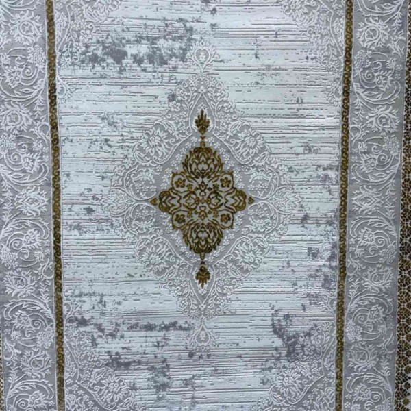 سجاد تركي موطو 049770 ذهبي درجة اولا  مقاس 150*220