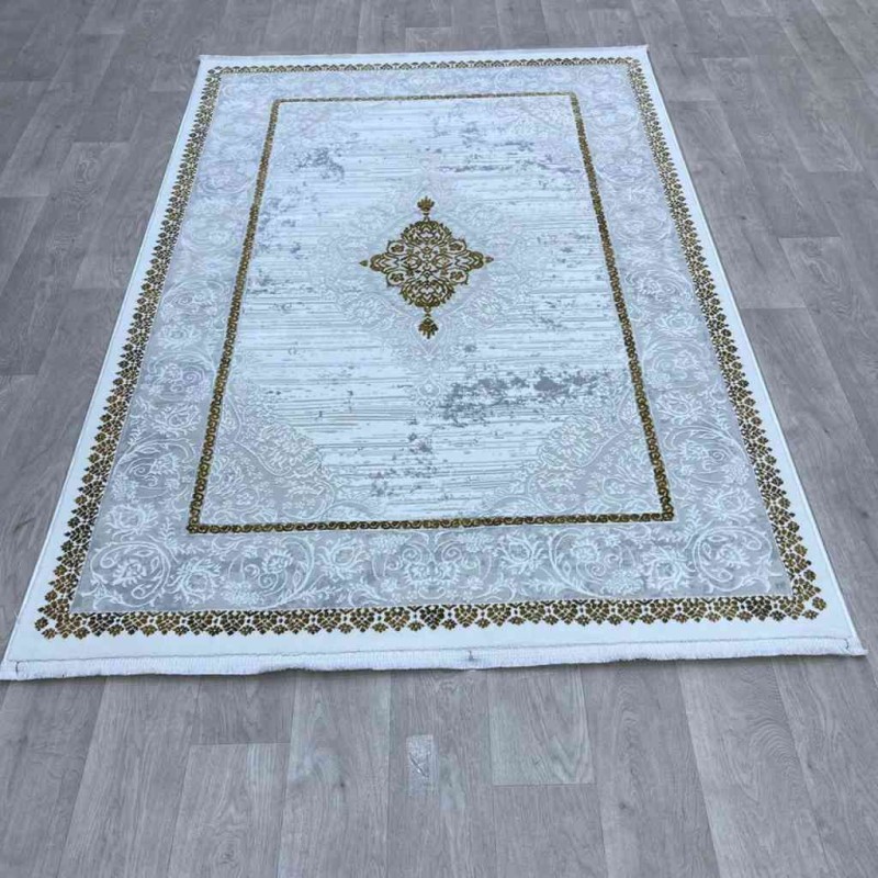 Turkish carpet Motto 049770 golden first class size 150*220