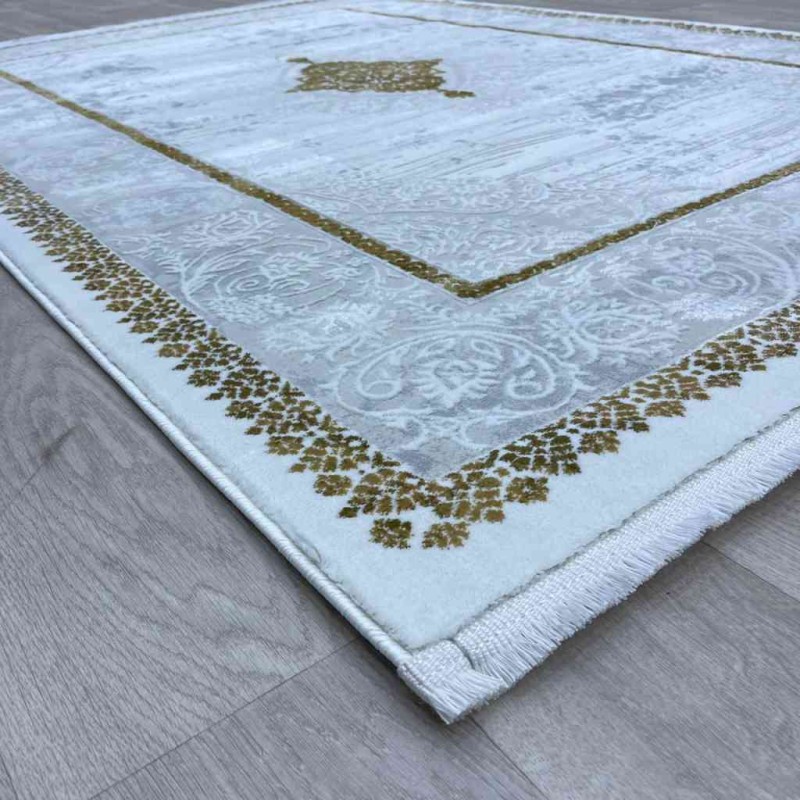 Turkish carpet Motto 049770 golden first class size 150*220