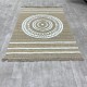 Turkish burlap carpet Isi 06545D gold size 100*300