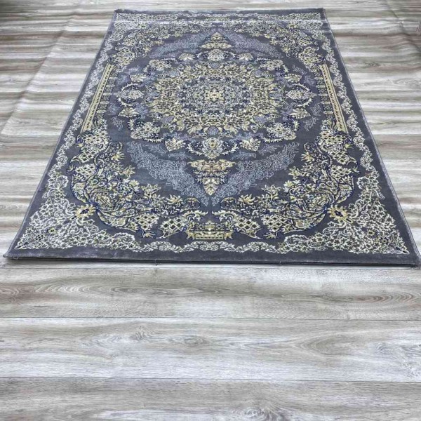 سجاد كلاسيك شيراز AA326c رصاصي 50*80