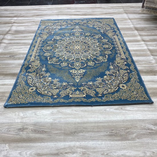 Classic Shiraz Carpet AA326c Cyan 400*600