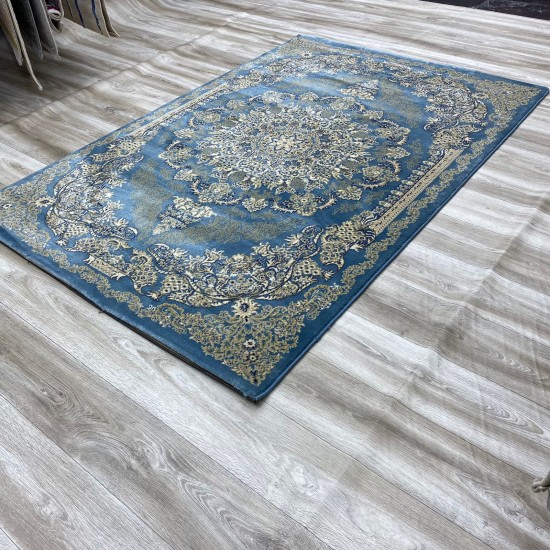 Classic Shiraz Carpet AA326c Cyan 400*500