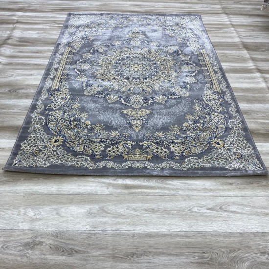 سجاد كلاسيك شيراز AA326c رصاصي 50*80