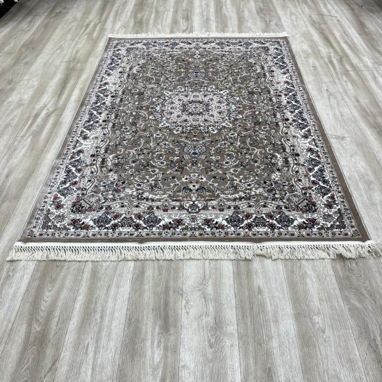 Turkish Samarkandy carpet A027A Vison Vison size 400*600