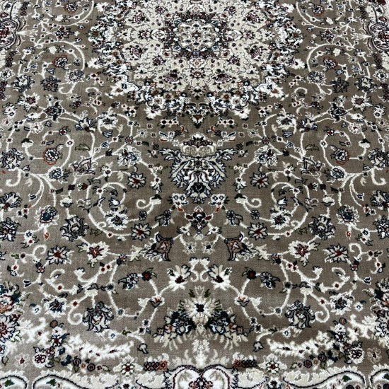 Turkish Samarkandy carpet A027A Vison Vison size 400*600