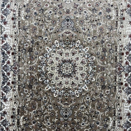 Turkish Samarkandy carpet A027A Vison Vison size 400*600